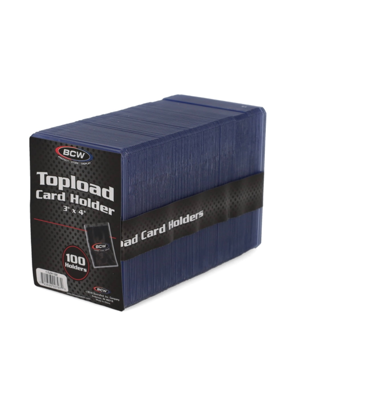 BCW 3x4 Toploaders – 1000 Count (10 Packs of 100) | Rigid PVC Card Holders