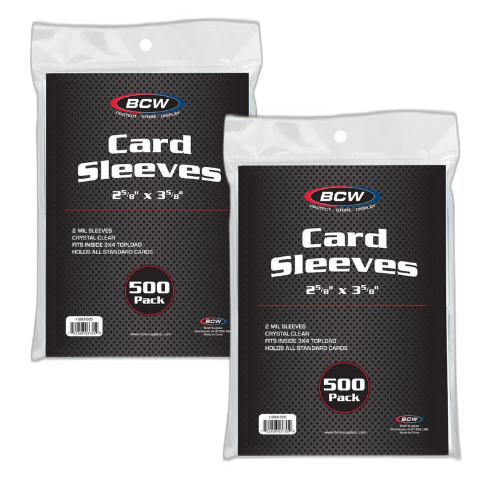 1000 BCW Penny Soft Sleeves (10packs)