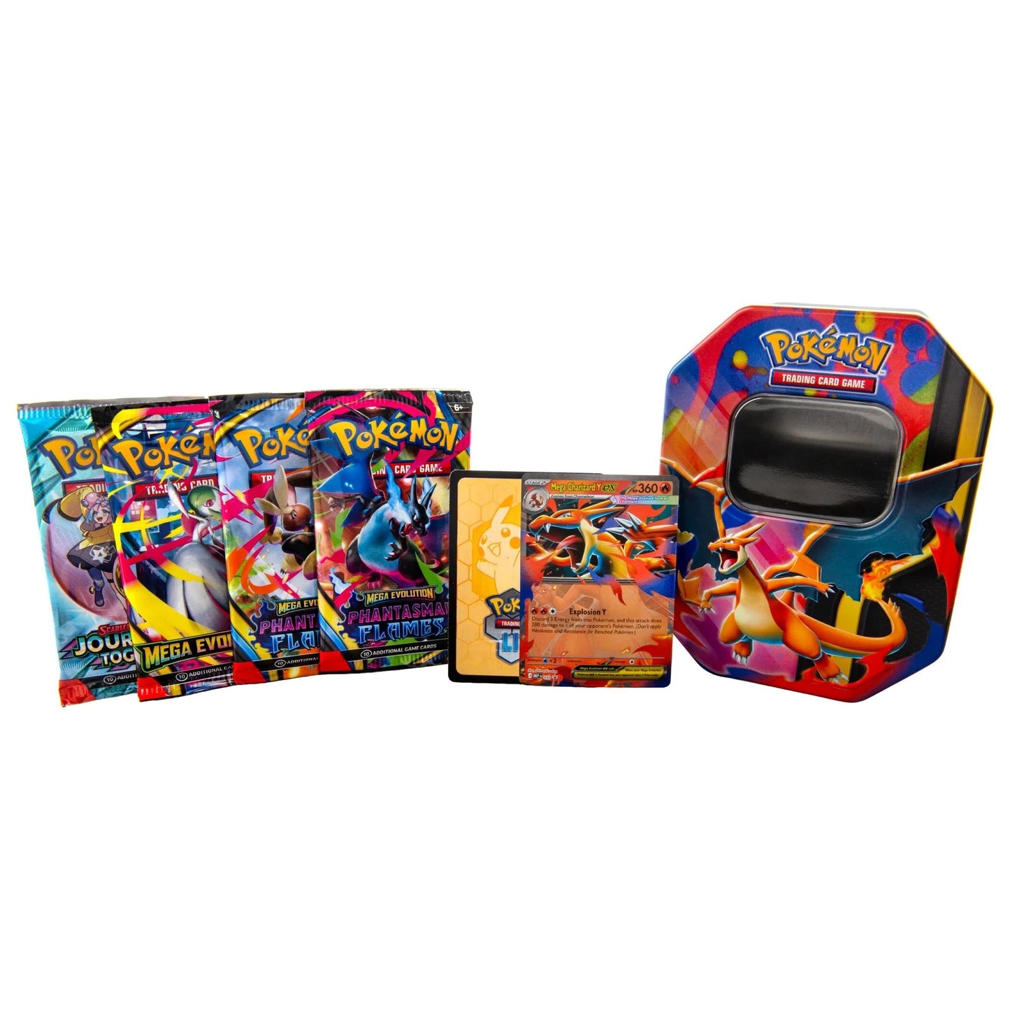 Mega Charizard Y Factory Sealed Card Tin