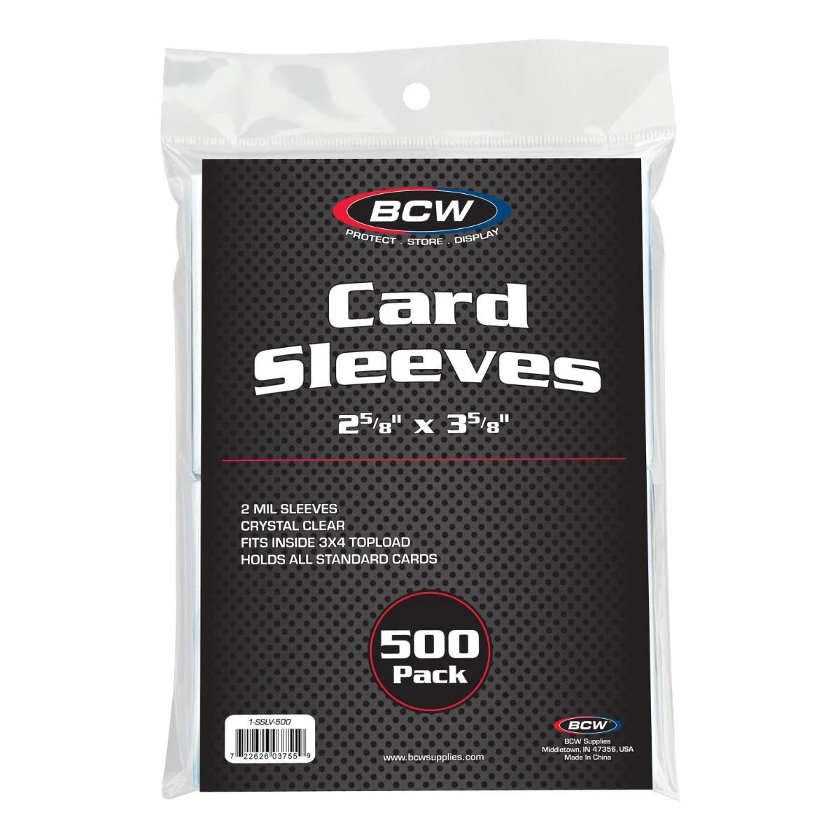 500 BCW Soft Penny Card Sleeves – protective Card Sleeves